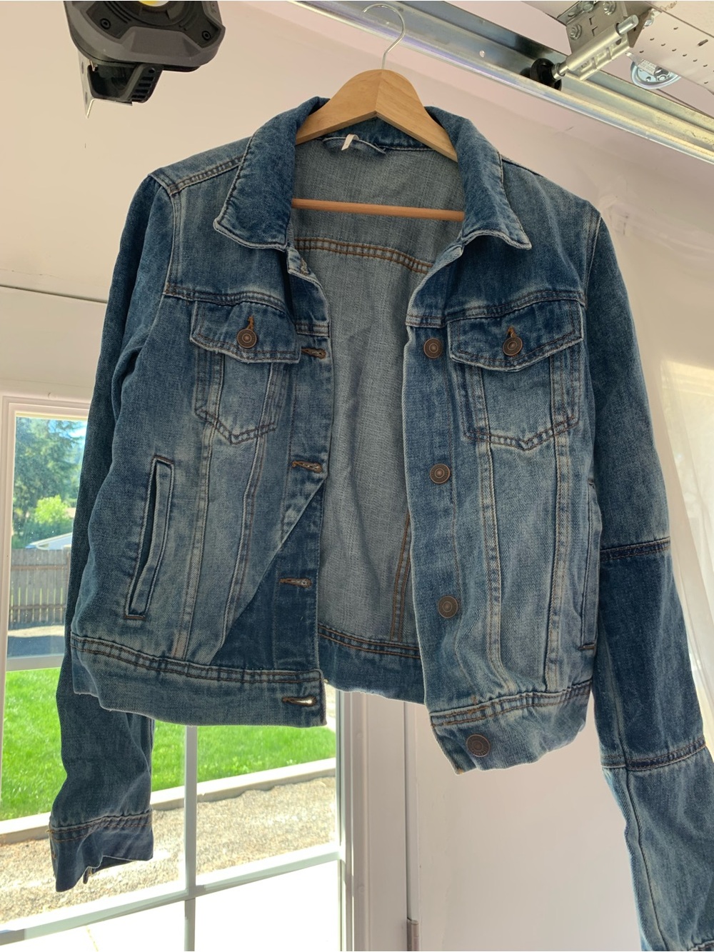 Free People Blue Denim Jacket - Women